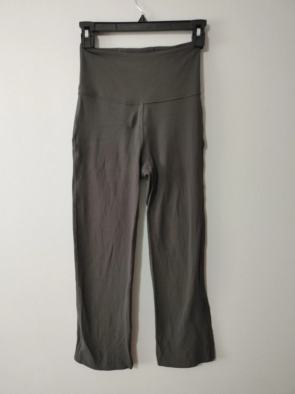 lululemon athletica High-Waist Align Straight Crop Leggings in Dark Gray 4